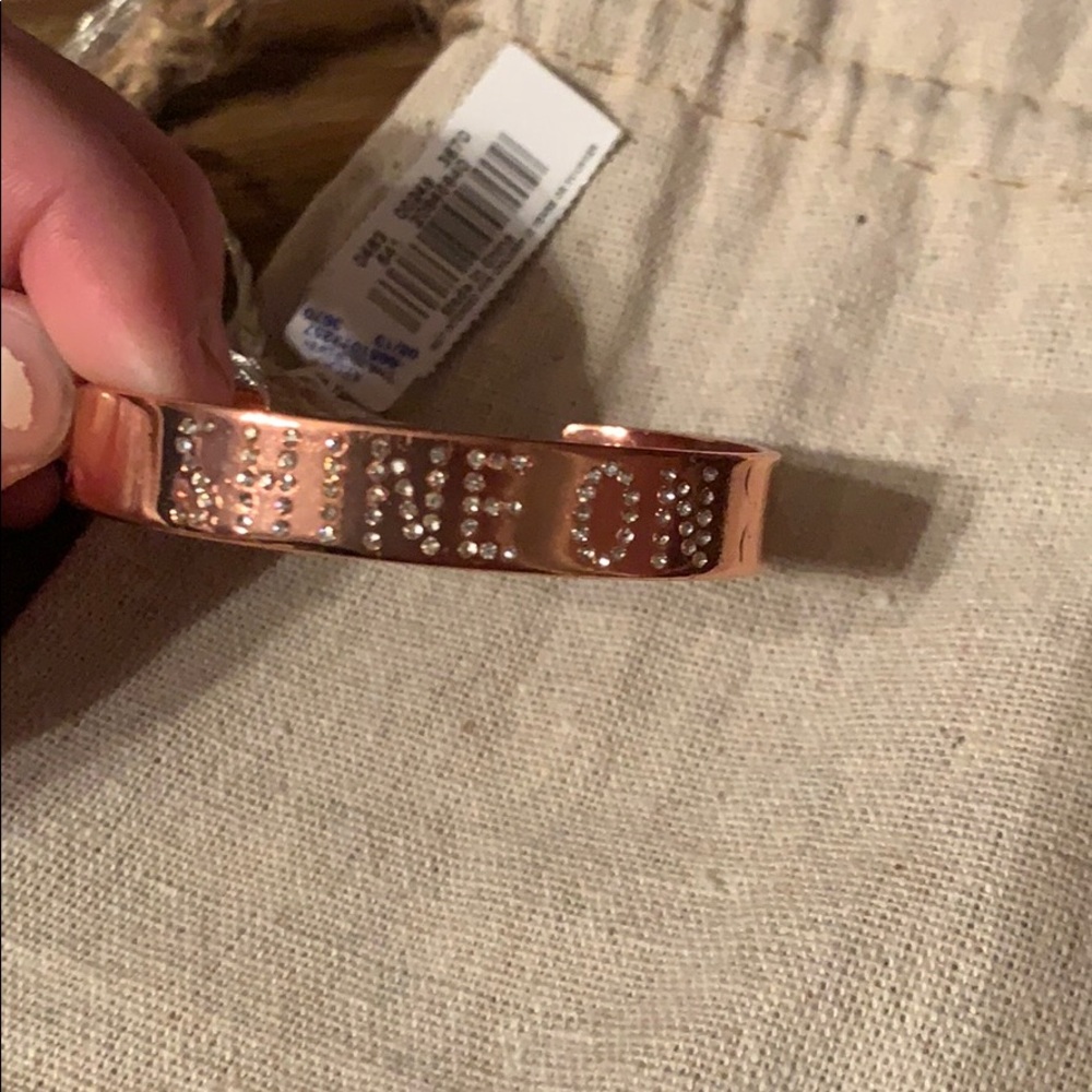 Shine on rose gold bracelet